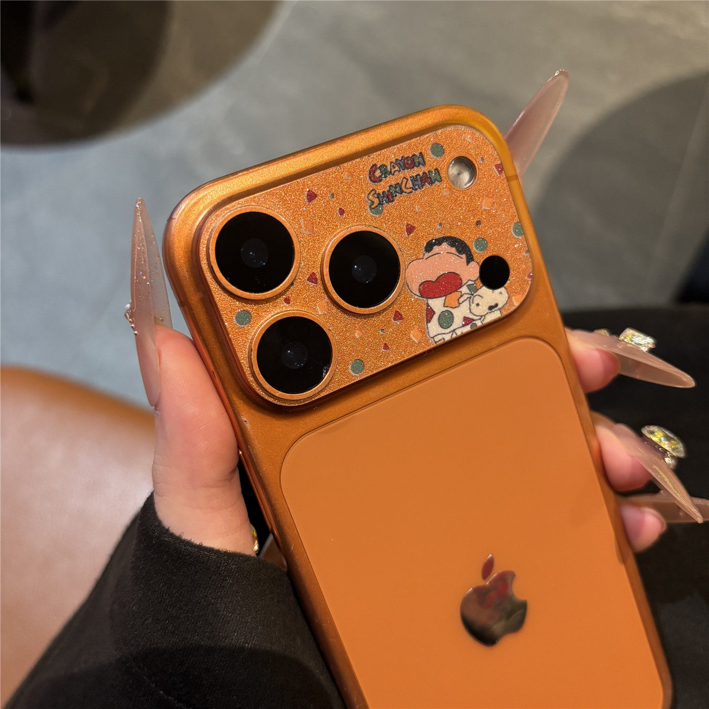 ins可爱闪粉镂空超薄镜头膜苹果17promax底座膜17pro后摄像头贴膜,淘宝优惠券,粉丝福利购,淘宝优惠卷