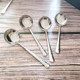 Stainless steel spoon for household long handle hotpot spoon for meals