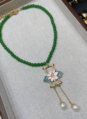 古风旗袍汉服百搭配饰古法镀金滴