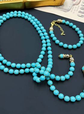 圆珠链青岛中古vintage夏季项链