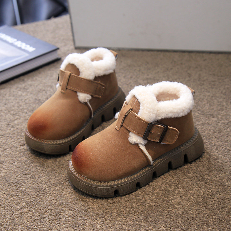 儿童棉靴大棉鞋子加厚保暖雪地棉2025冬季新款女童男童鞋加绒短靴,淘宝优惠券,粉丝福利购,淘宝优惠卷