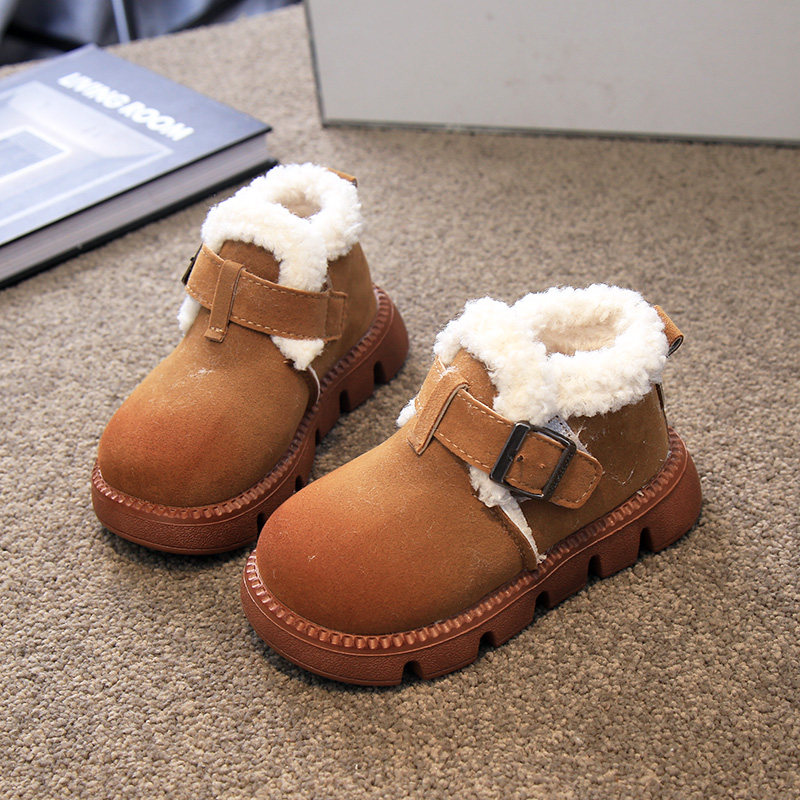儿童棉靴大棉鞋子加厚保暖雪地棉2025冬季新款女童男童鞋加绒短靴,淘宝优惠券,粉丝福利购,淘宝优惠卷
