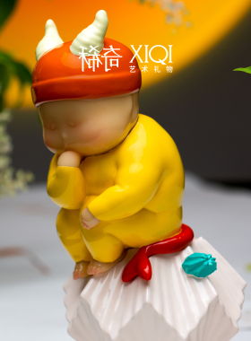 稀奇艺术玻璃钢雕塑摆件生日礼物