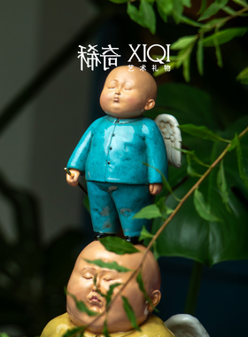 稀奇艺术金箍棒可爱风人物摆件