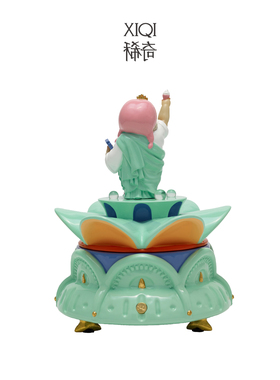 瞿广慈月光宝盒双鱼酒柜艺术品