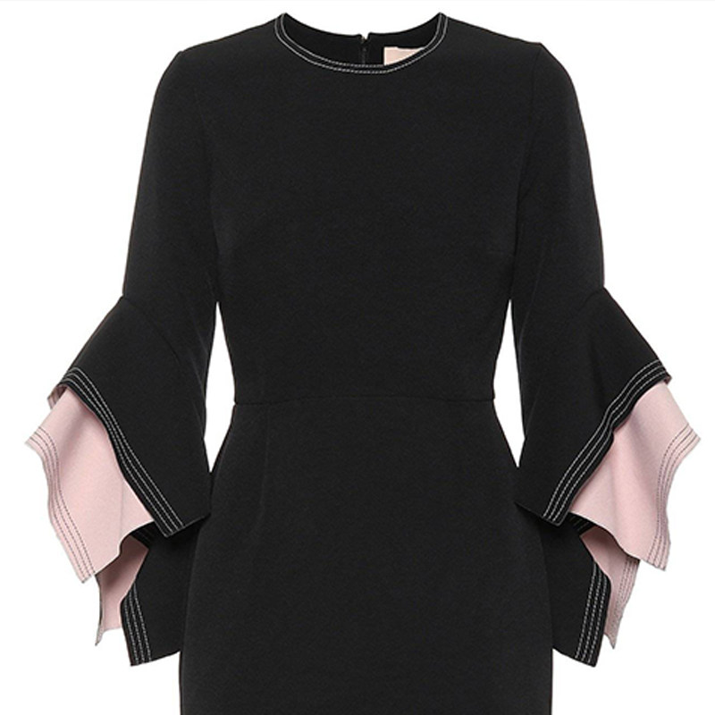 欧洲站女2020年春装新款欧美连衣裙 aui连衣裙