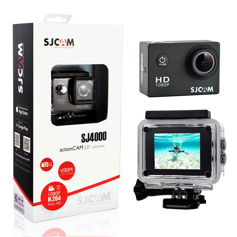 SJCAM SJ4000运动相机高清1080P户外骑行航拍潜水防水DV