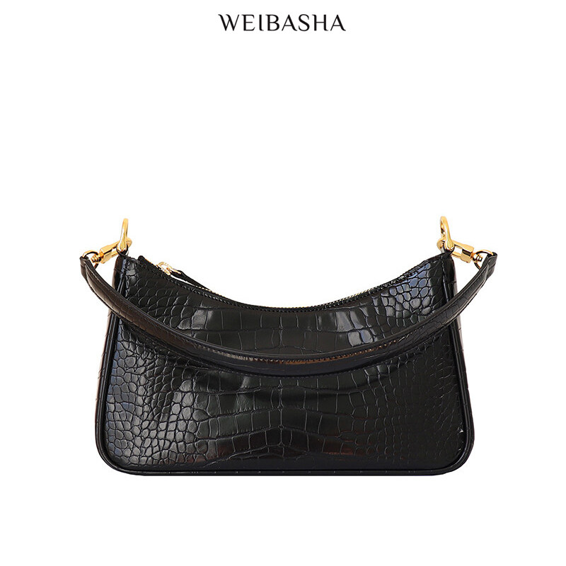 2020新款潮真皮女士手拿包感单肩包 微芭莎女士包袋