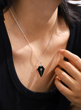 觉行纯银藏式吉祥海螺吊坠项链