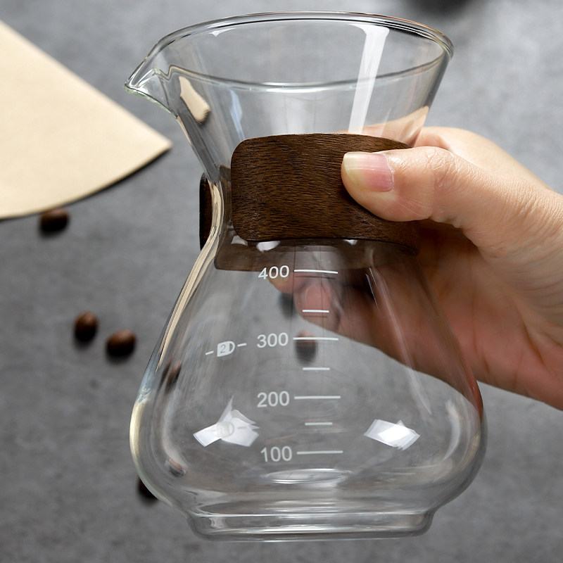 手冲咖啡壶套装玻璃带刻度咖啡分享壶过滤网咖啡漏斗滤杯免试纸,淘宝优惠券,粉丝福利购,淘宝优惠卷