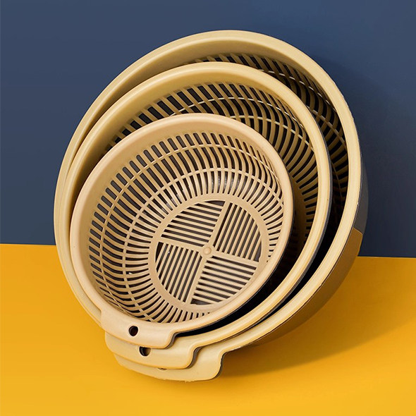 双层沥水篮6件套家用客厅多功能果盆水果篮洗菜篮子厨房沥水神器,淘宝优惠券,粉丝福利购,淘宝优惠卷