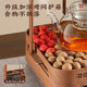 Tea-making set by the fire