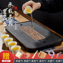 Imitation Ukkim tea tray Home Bubble Tea Set set Drain Water Dry Tea Tray 2023 New Living-room Small Tea Table