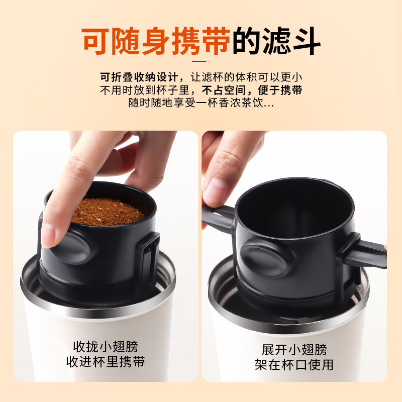 双层过滤杯滴漏式漏斗咖啡过滤网 pakchoice配套器具