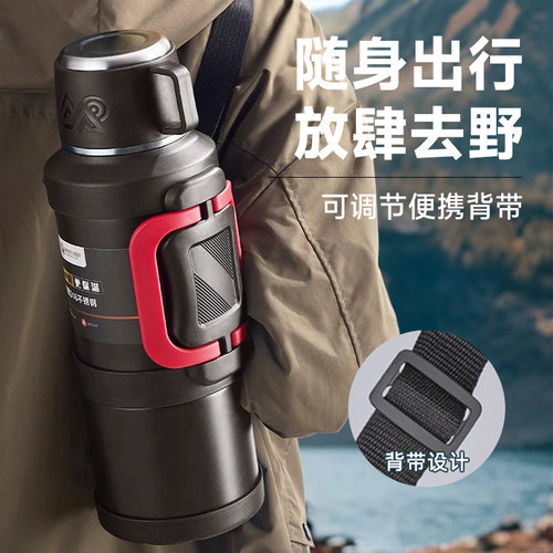 2025保温杯大容量新款保温水壶水杯大号家用户外车载保冷保温壶 - 图3