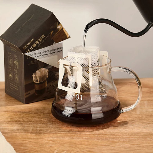 咖啡滤纸挂耳滤纸手冲咖啡粉过滤纸进口挂耳包滤网一次性咖啡滤袋-图2