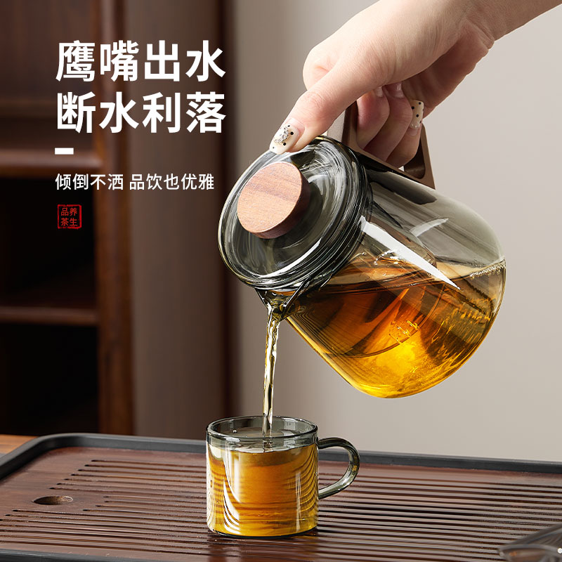 玻璃茶具套装家用客厅轻奢高档茶壶茶杯小茶台一整套泡茶功夫茶具