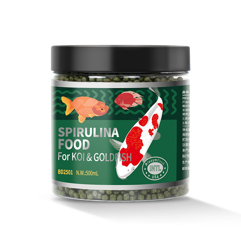 锦鲤鱼金鱼专用鱼食色扬育成饲料家用鱼粮小颗粒增色