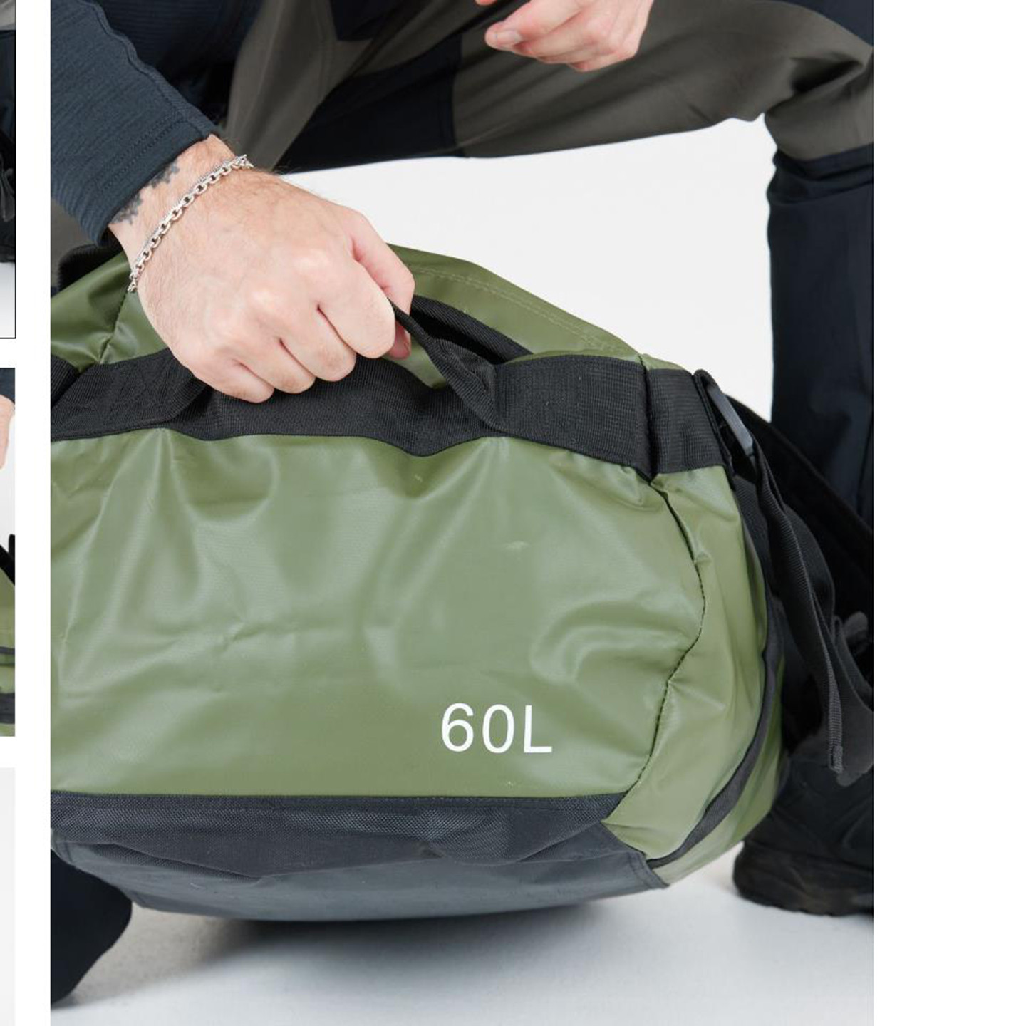 Outdoor waterproof and wear-resistant 60L pannier bag