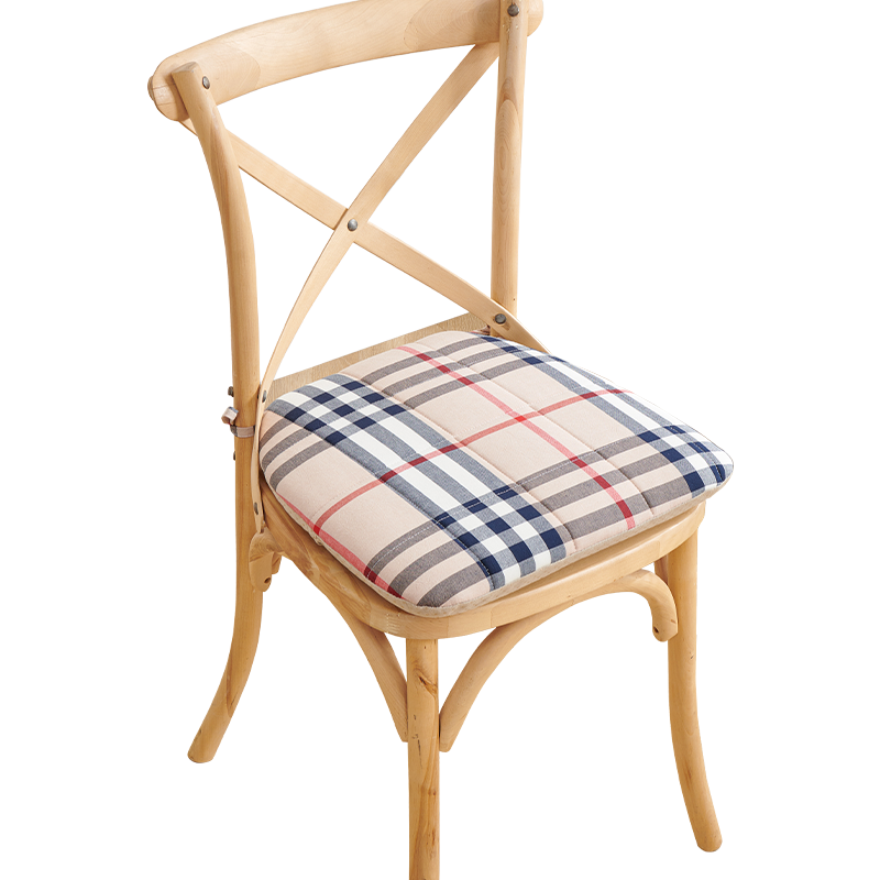 全棉加厚椅子坐垫可拆洗马蹄形椅垫办公室久坐北欧家用防滑餐椅垫