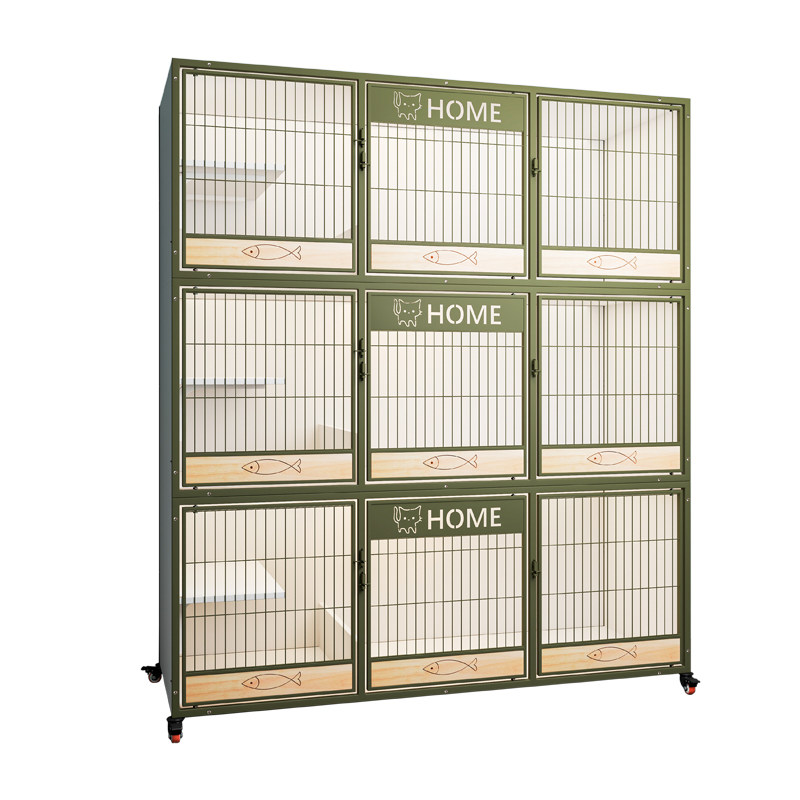 三开门繁育猫笼两层三层多层猫别墅大空间猫柜实木猫笼寄养猫咪笼,淘宝优惠券,粉丝福利购,淘宝优惠卷