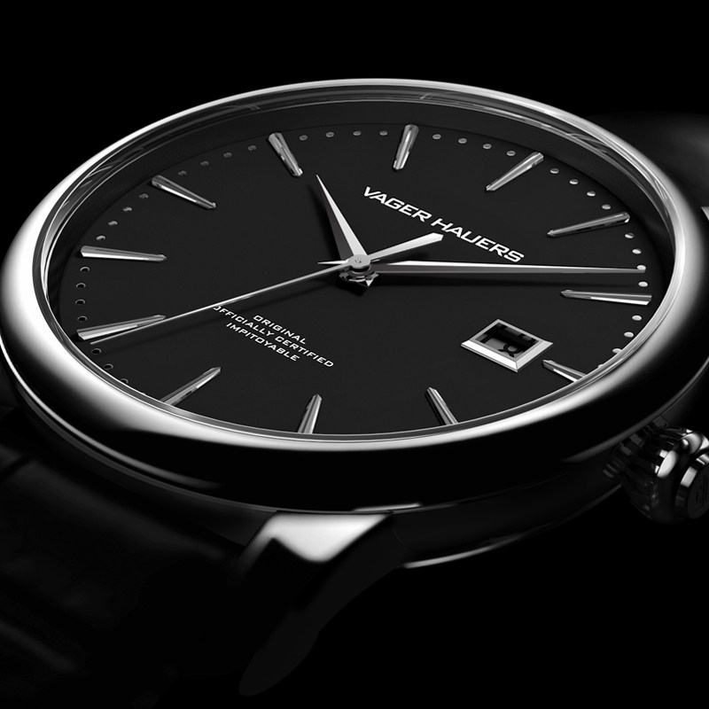 维杰豪兹专利正品男士超薄全机械表 维杰豪兹国产腕表