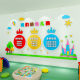 Kindergarten wall decoration idea 3d stereoscopic 3d