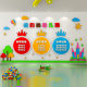 Kindergarten wall decoration idea 3d stereoscopic 3d