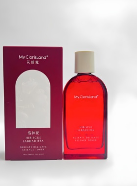 花皙蔻洛神花焕肤细致毛孔精华水乳舒缓控油平衡感调酸焕白清洁