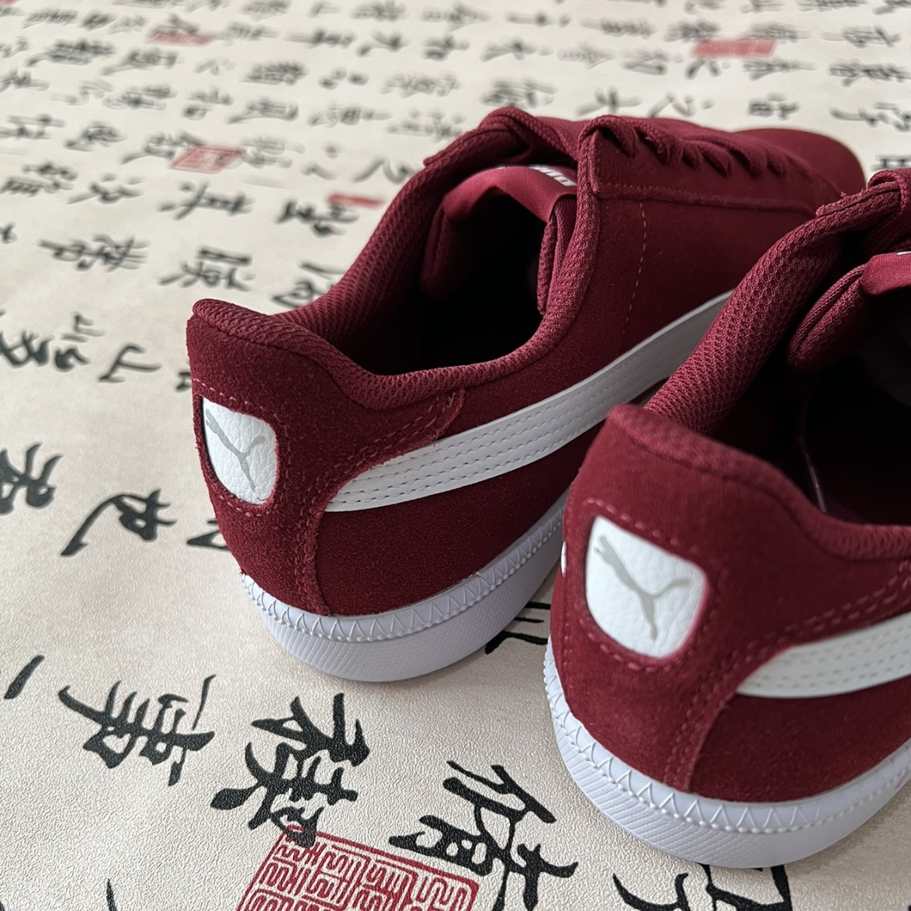 PUMA Smash Suede 防滑轻便休闲百搭低帮运动板鞋 男女同款 - 图3