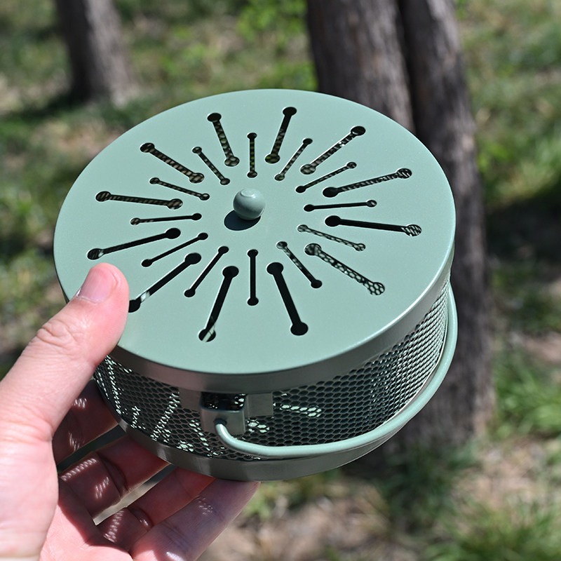 家用蚊香盒接灰盘户外便携带盖安全蚊香盘挂式防烫防火露营蚊香架,淘宝优惠券,粉丝福利购,淘宝优惠卷