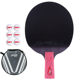 Double Happiness DHS Professional Star Diamond Table Tennis Racket Single Shot All-Purpose Pen-hold Cyclone D01-S Crimson With Case