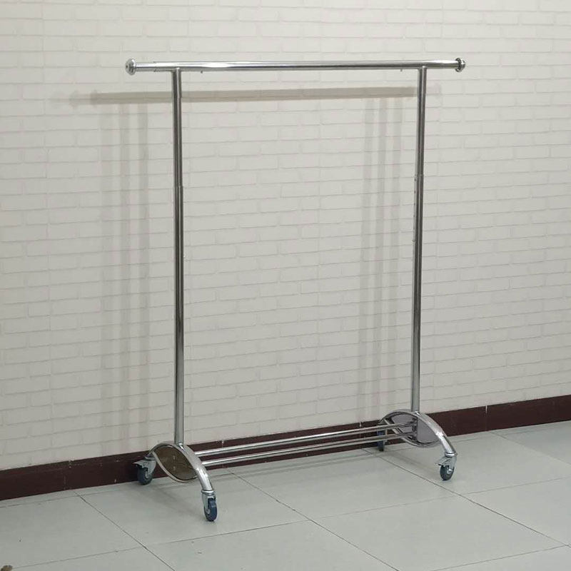 服装店衣架展示架伸缩折叠单杠龙门架单杠落地式架子中岛架带轮子,淘宝优惠券,粉丝福利购,淘宝优惠卷