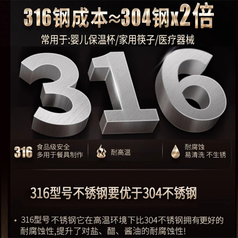 艾卡龙炖盅316不锈钢蒸蛋碗带盖水蒸鸡蛋羹专用婴儿辅食饭蒸菜盘