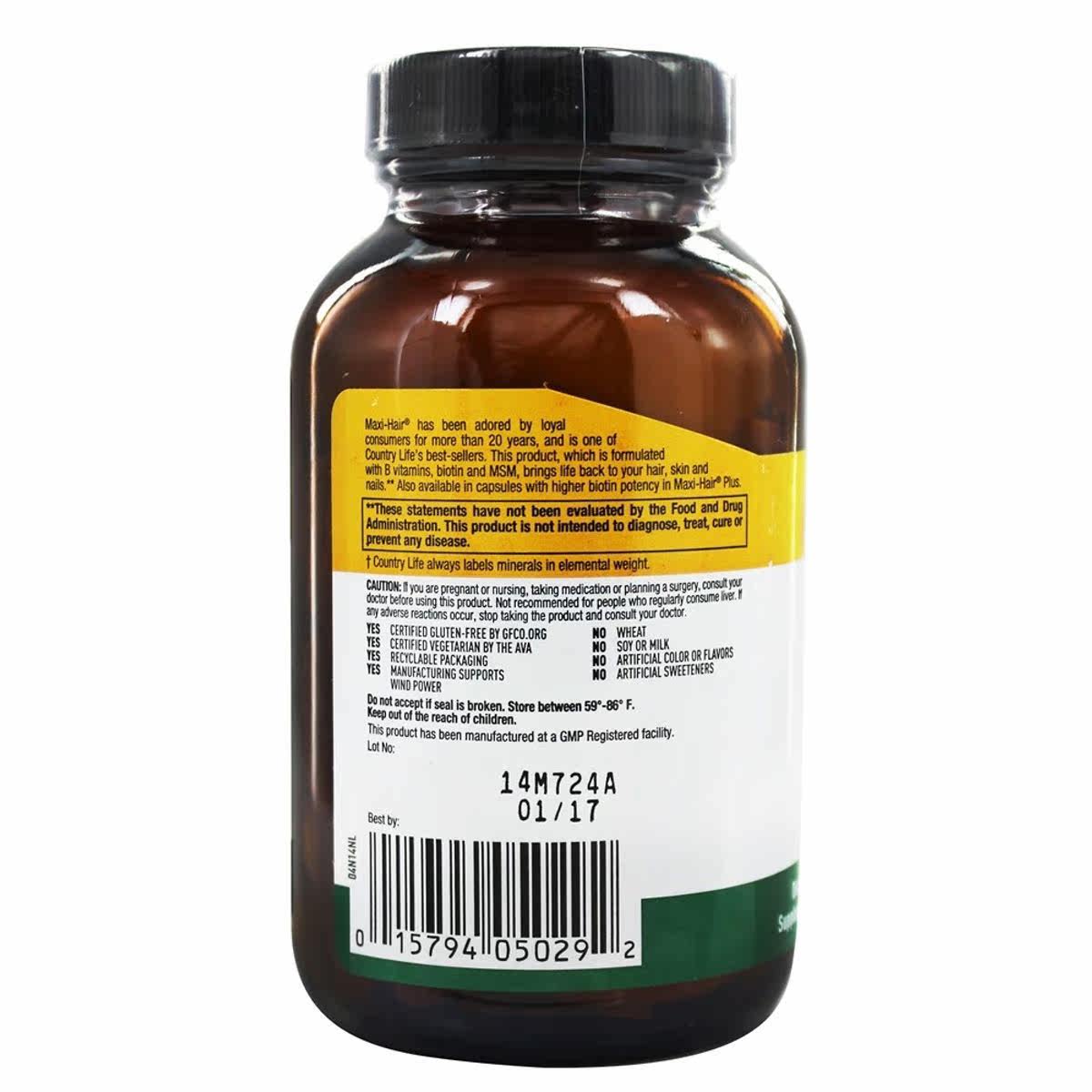 乡村生活护发片美国官网直邮进口 LuckyVitamin海外复合维生素/矿物质