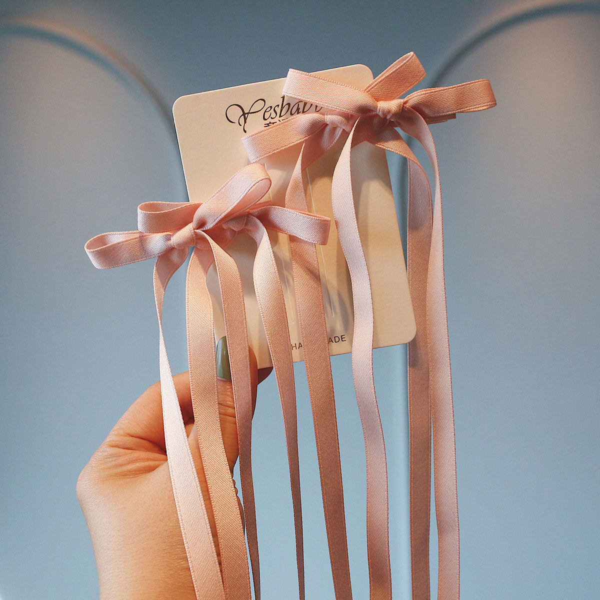 时尚芭蕾女孩蝴蝶结丝带发夹儿童长飘带双马尾编发对夹甜美头饰,淘宝优惠券,粉丝福利购,淘宝优惠卷