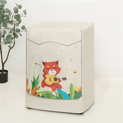 适用松下滚筒10公斤洗衣机罩XQG100-F1RD3/CD3AB/N2BD4防水防晒套 - 图1