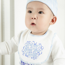 Newborn baby pure cotton surrounding mouth u type saliva pocket ultra soft absorbent baby saliva towel feeding towels for baby enclosure