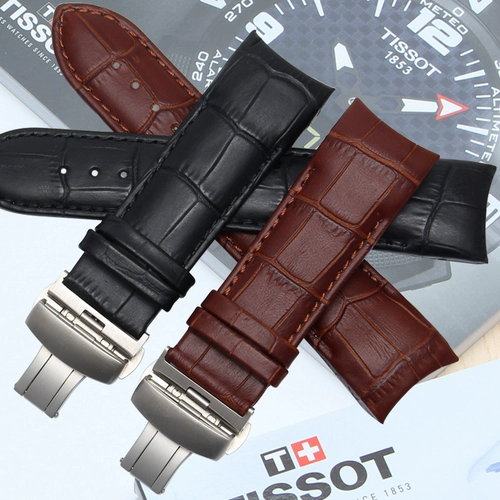 Tissot, ремешок для часов, из натуральной кожи, 22mm