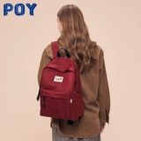 POY Ранец, сумка через плечо, бордовый рюкзак, подходит для студента