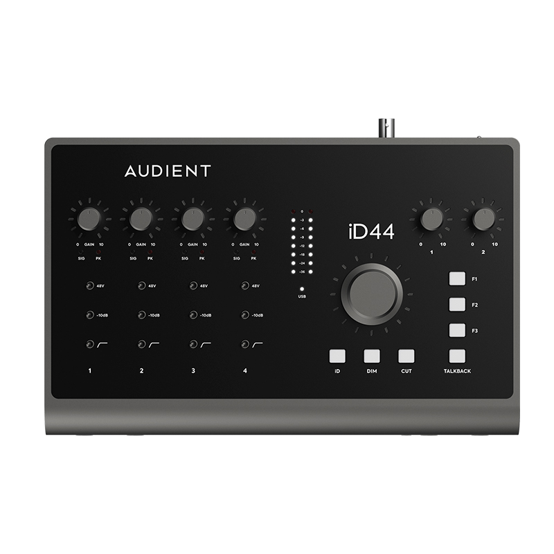 Audient/奥顿特 iD44 MK2专业外置音频接口乐器混录音编曲K歌声卡 - 图0