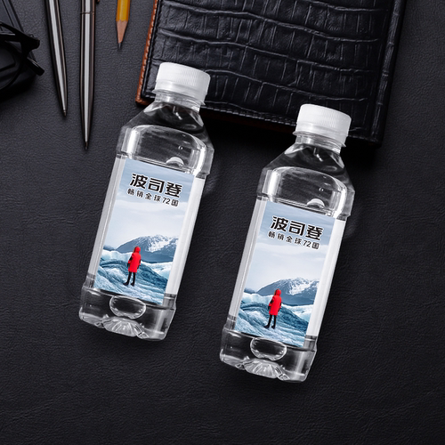 清江尚品矿泉水企业活动婚礼门店定制logo小瓶装整箱订制标签包邮 - 图0