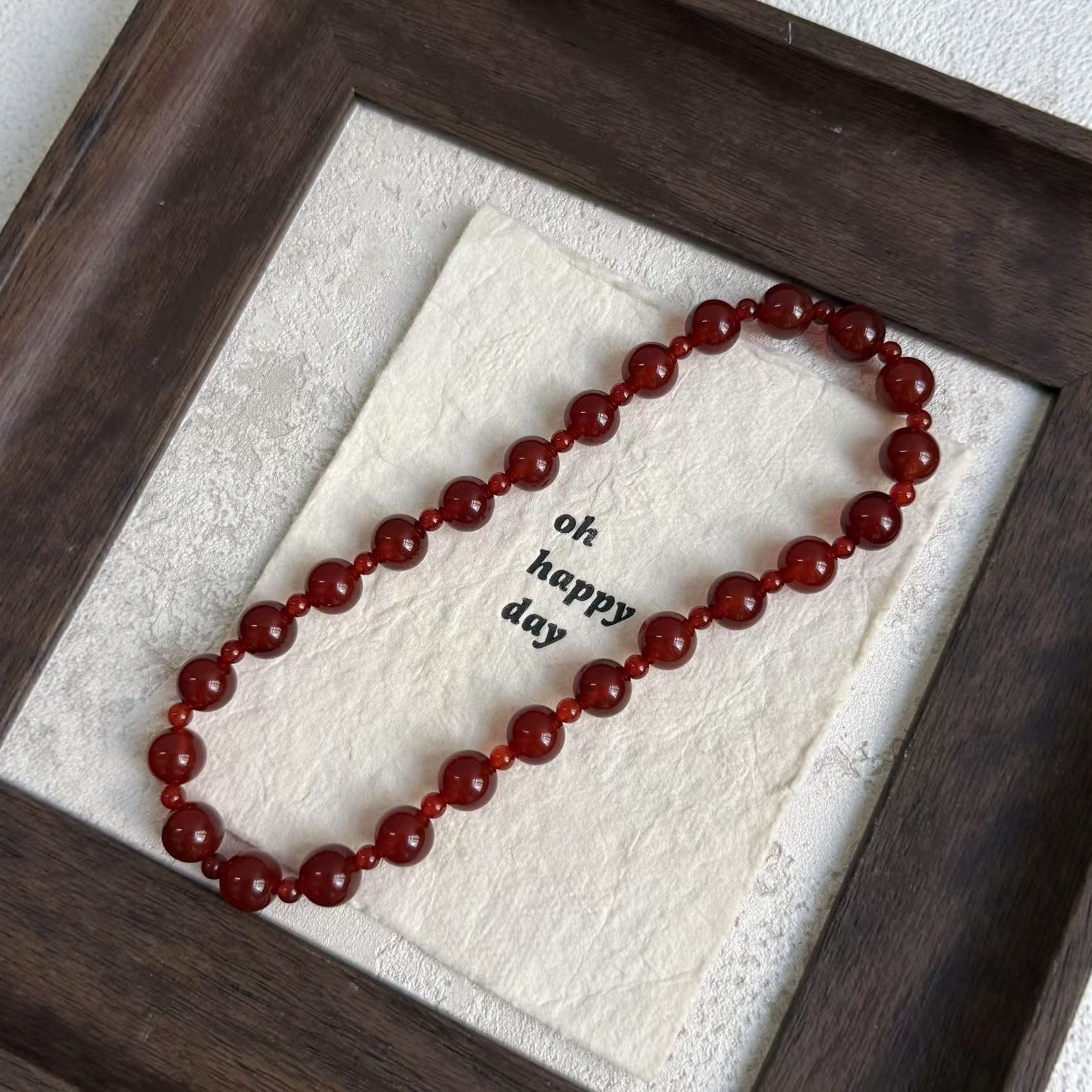 许我耀眼赵露思同款手串天然红玛瑙手链项链幸运红色高级感显白,淘宝优惠券,粉丝福利购,淘宝优惠卷