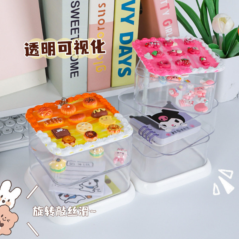 透明多层收纳盒 女孩手工DIY奶油胶连体带分格游乐园益智玩具,淘宝优惠券,粉丝福利购,淘宝优惠卷