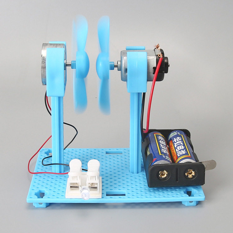 自制风力发电模型DIY科技小制作 小学生STEAM电动风车创客材料包,淘宝优惠券,粉丝福利购,淘宝优惠卷