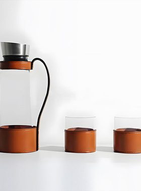 八度空间现代轻奢咖啡厅餐厅边柜咖啡机手冲壶密封罐组合饰品摆件