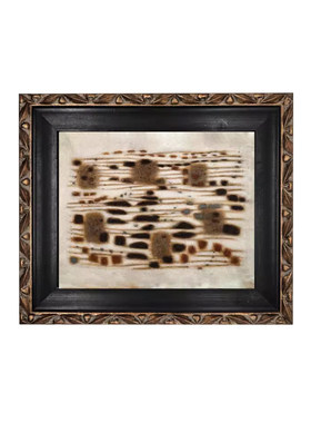 书柜摆件高端大气样板间书房开放格皮革首饰盒白兔毛托盘垫装饰品