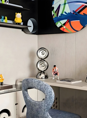 【八度空间】简约现代样板间儿童房书架卡通玩偶书籍组合搭配饰品