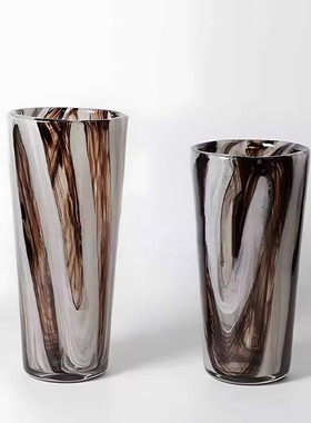 【八度空间】现代样板间餐厅餐边柜酒具酒杯花器托盘搭配饰品摆件