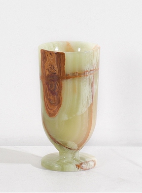 天然玉石花瓶摆件客厅装饰品现代简约桌面工艺品家居饰品